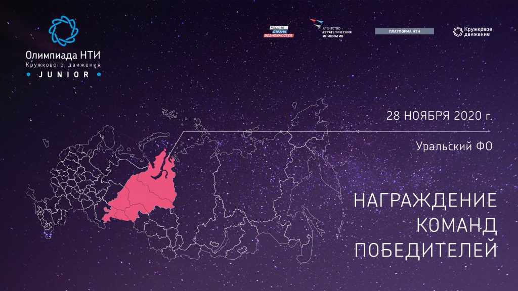 ОБЪЯВЛЕНЫ ПОБЕДИТЕЛИ-ЮНИОРЫ В УРАЛЬСКОМ ФЕДЕРАЛЬНОМ ОКРУГЕ