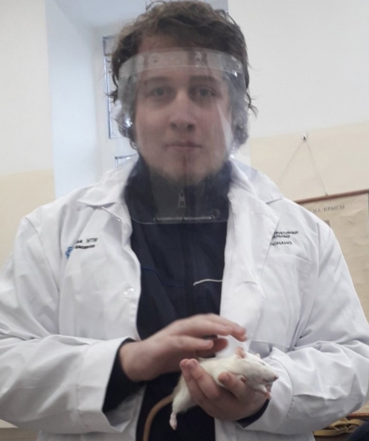 Лабораторная работа в МГУ. Фото из личного архива В. Алексеева